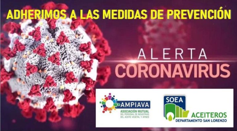 #Coronavirus: SOEA y Mutual AMPIAVA reducen atención presencial y refuerzan la consulta telefónica