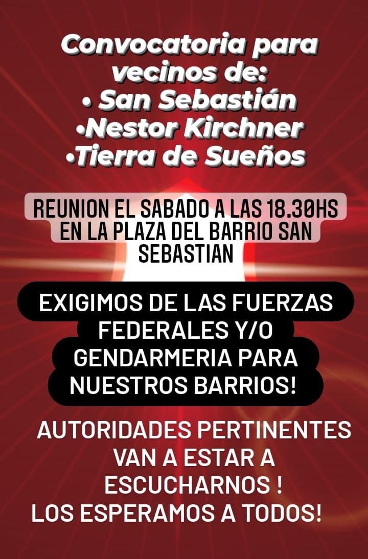 Inseguridad en Puerto: Vecinos en alerta convocan a gran reunión exigiendo presencia de Gendarmería