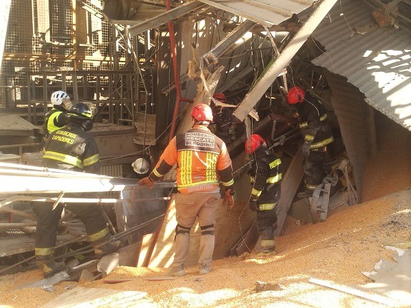 Qué dijo Bunge ante el colapso del silo en Puerto General San Martín?