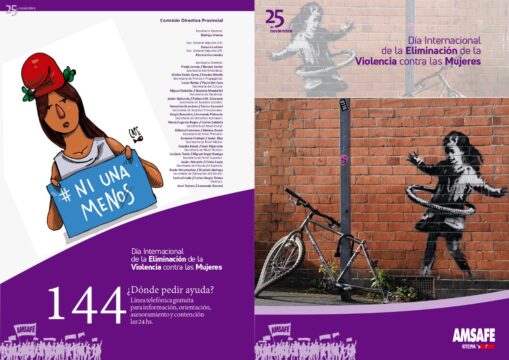 AMSAFE SL informa: 25N, Salario no es Ganancia, Restauración Esc. 1291, Talleres “AMSAFE en la Escuela”, Expresión corporal y Danza AMSAFE SL informa: 25N, Salario no es Ganancia, Restauración Esc. 1291, Talleres “AMSAFE en la Escuela”, Expresión corporal y Danza