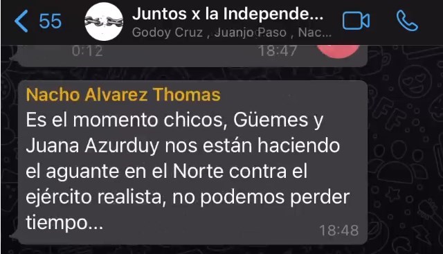 El video de Billiken sobre el «grupo de chat de los próceres» del 9 de julio que se volvió viral