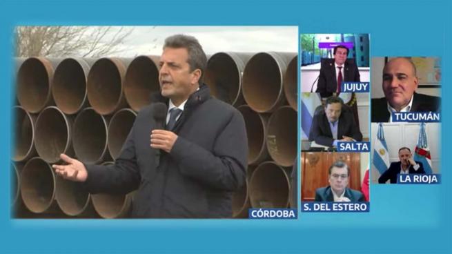 Massa lanza la reversión del Gasoducto Norte con una inversión de u$s710 millones