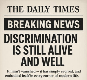 Noticias de última hora: La discriminación sigue viva