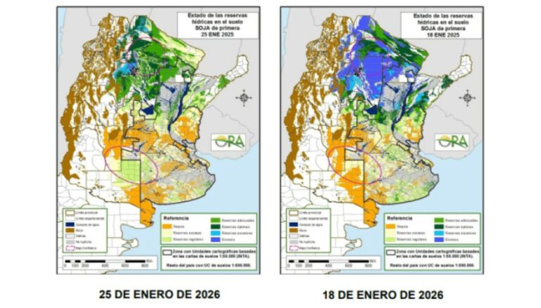 La “mancha” de la sequía crece y la luz amarilla comienza a enrojecer en la zona núcleo La “mancha” de la sequía crece y la luz amarilla comienza a enrojecer en la zona núcleo